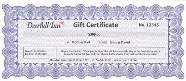 Order a Gift Certificate