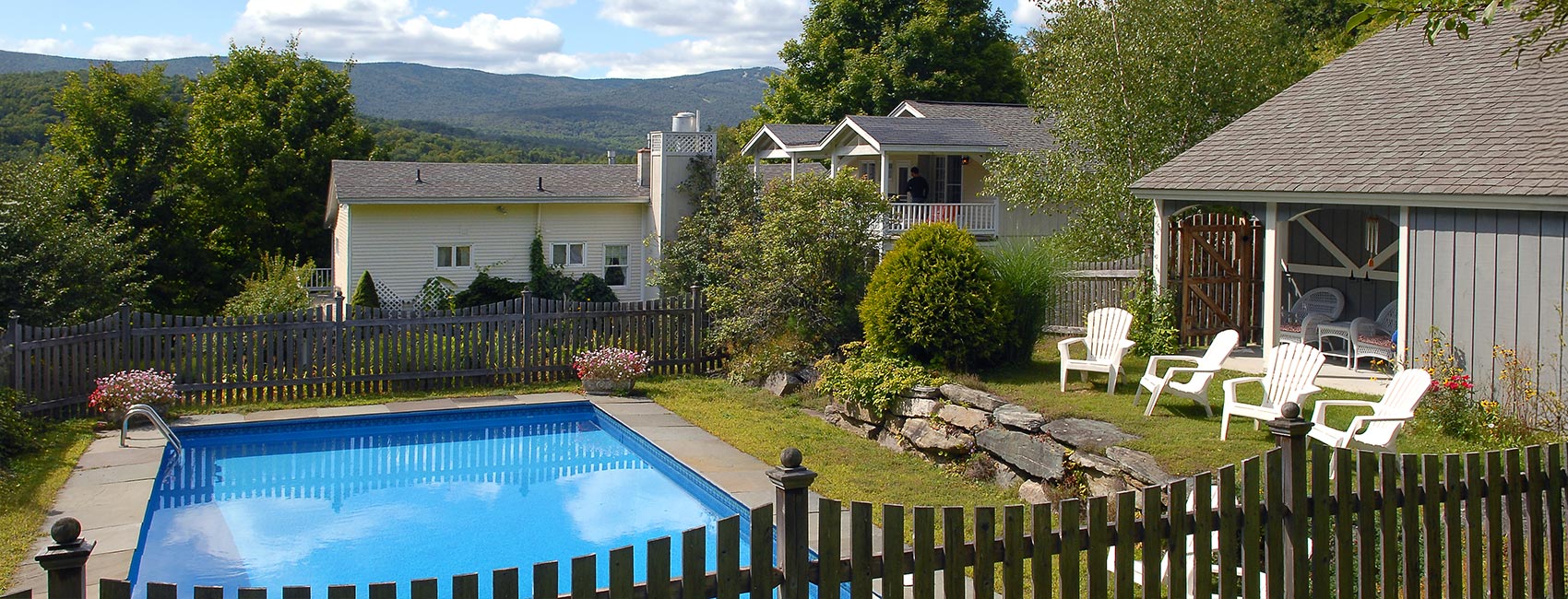 Pool and Inn view