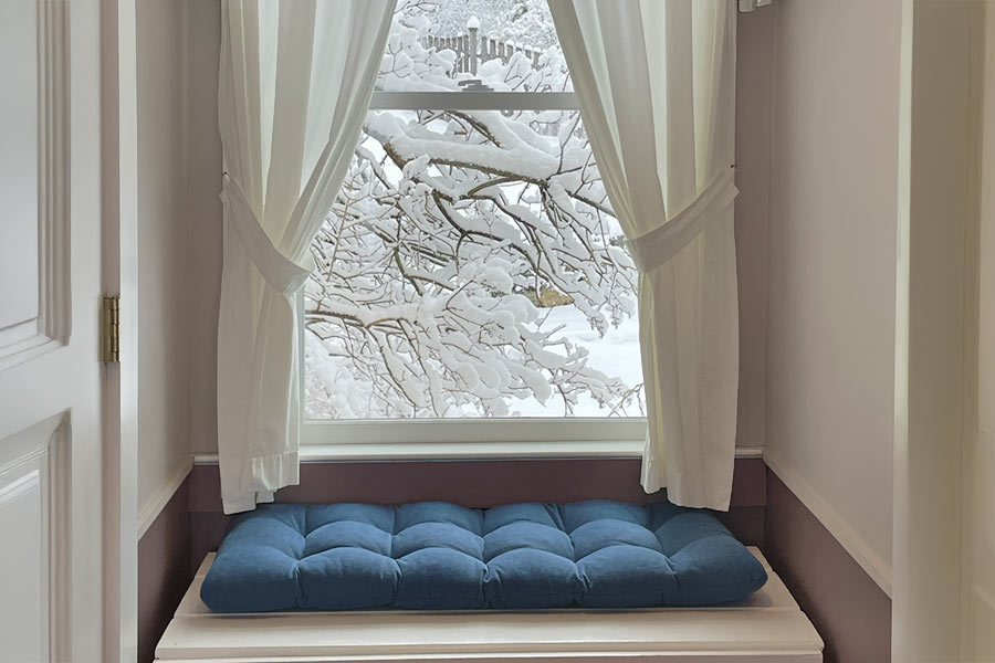 Sugar Maple room window seat