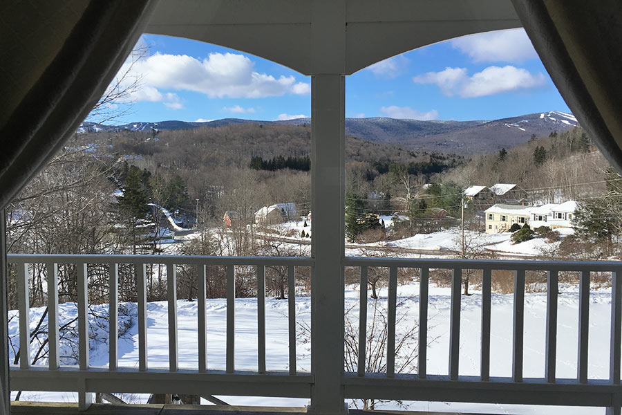 Sugar Maple room winter view